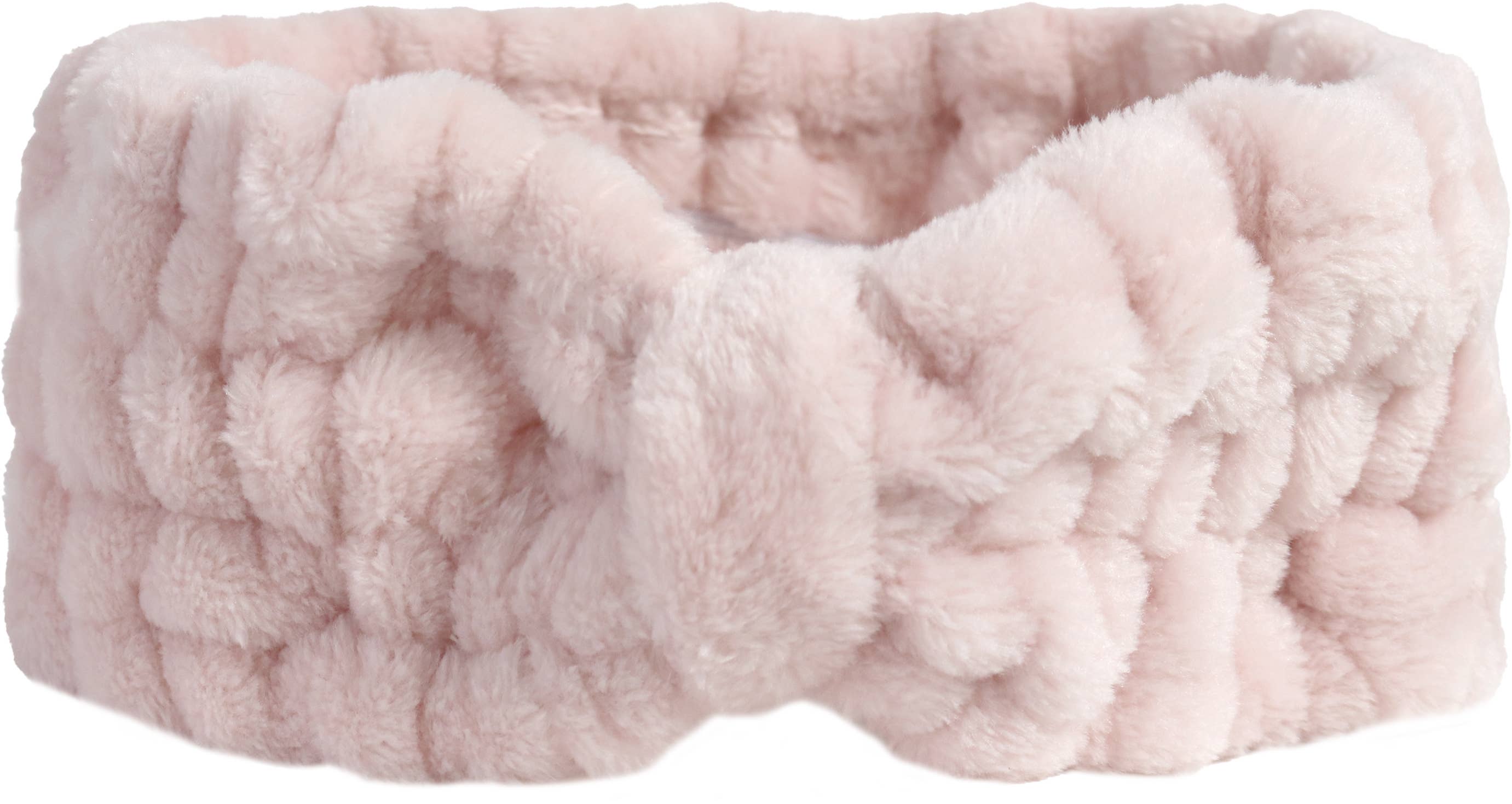 WS Plush Spa Headband Blush