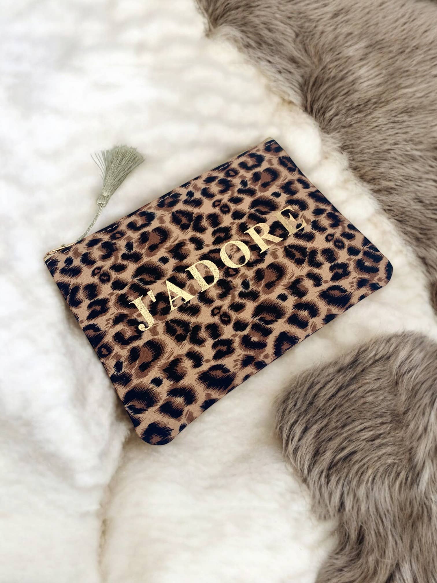 Leoparden-Make-up-Tasche 20x15 cm CY01